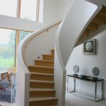 Bespoke Designer Curved Staircase contempoary